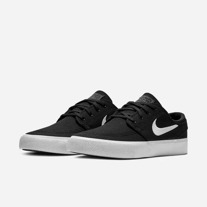 Nike SB Zoom Stefan Janoski Deszkás Cipő Férfi Fekete Szürke Világos Barna Fehér | HU4256775